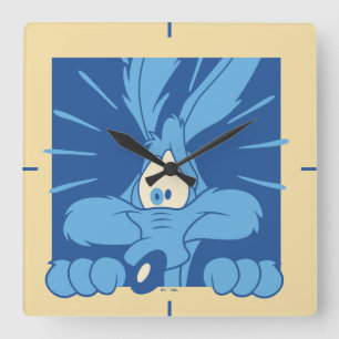 Relógio Quadrado Expressão de Choque do WILE E. COYOTE™