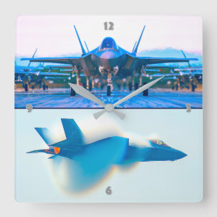 RELÓGIO QUADRADO F-35A LIGAÇÃO II