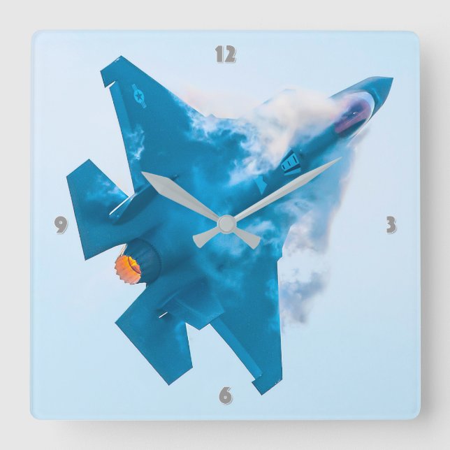RELÓGIO QUADRADO F-35A LIGAÇÃO II (Frente)