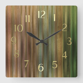 Relógio Quadrado Faixa de Tertonas