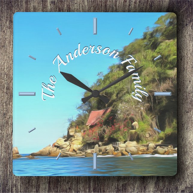 Relógio Quadrado Família Serene Yelapa 0758 (Criador carregado)