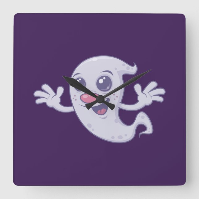 Relógio Quadrado Fantasma Retroativo Cujo (Frente)