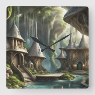 Relógio Quadrado Fantasy Lands