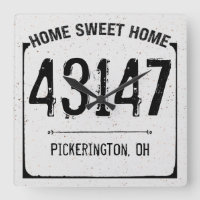 Farmhouse Afaste Home Sweet Home Zip Code