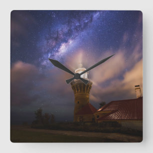 Relógio Quadrado Faróis   Farol Asutrália