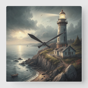 Relógio Quadrado Farol