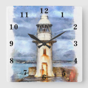 Relógio Quadrado Farol