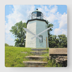 Relógio Quadrado Farol de Stony Point, Nova York
