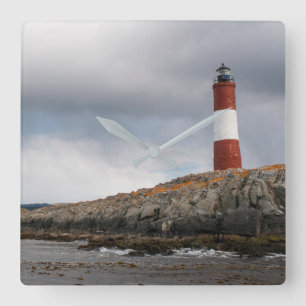 Relógio Quadrado Farol no Canal de Beagle