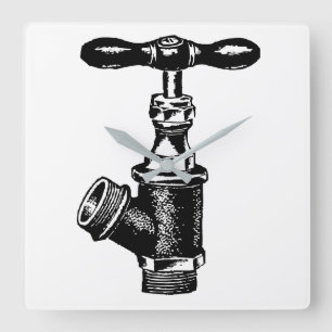 Relógio Quadrado Faucet