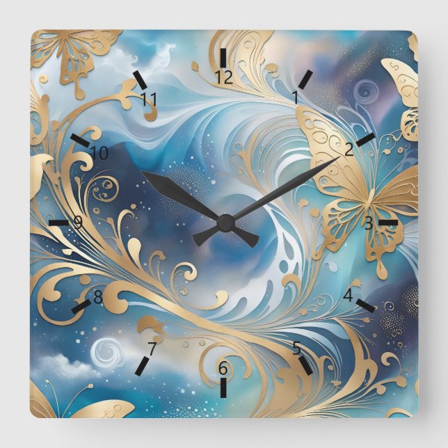 Relógio Quadrado Fauna 1 - 001 (Frente)