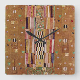 Relógio Quadrado Fim de Muro, Friso Stoclet de Gustav Klimt