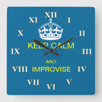 Fique calmo e improvise