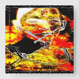 Relógio Quadrado Fire Candy 01