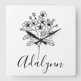 Relógio Quadrado Fleece Blanket