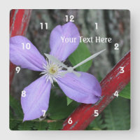 Flor Clematis Roxo Simples
