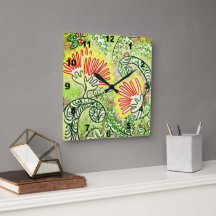 Flores de árvores de Natal estriadas vermelhas