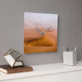 Relógio Quadrado Foggy Namib Desert