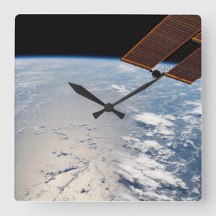 Relógio Quadrado Formação De Nuvens Em Torno Do Sol Ao Longo Do Pac