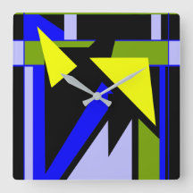 Formas Geométricas Verdes Amarelas Azul