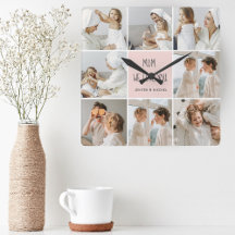 Foto Collage Mãe Nós Amo Você Melhor Presente Mãe