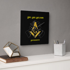 Relógio Quadrado Freemason