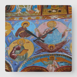 Relógio Quadrado Frescos russos