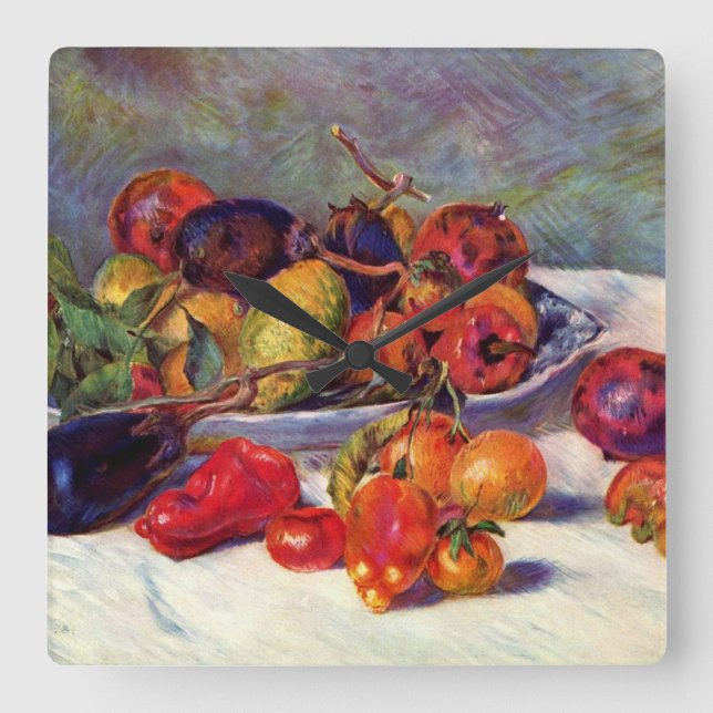 Relógio Quadrado Fruta du Midi (Frente)