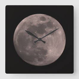 Relógio Quadrado Full Moon