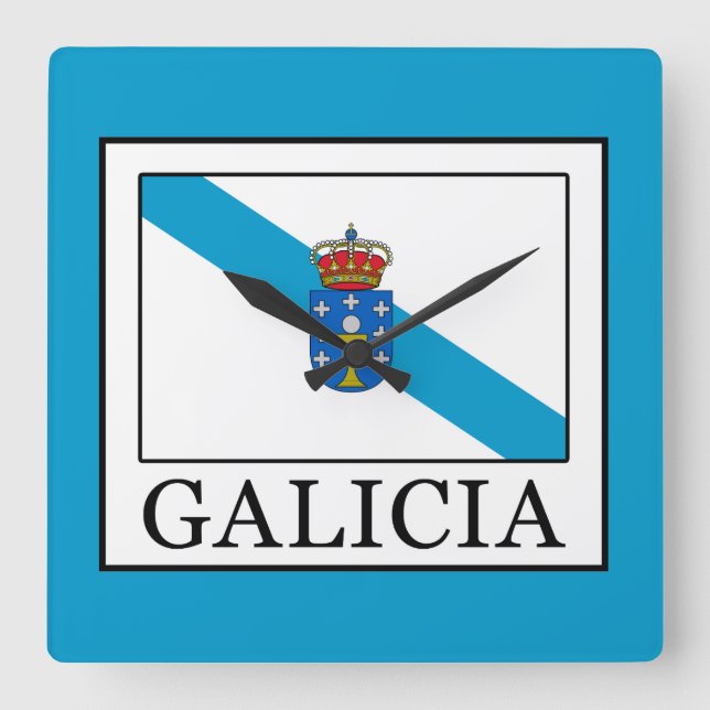 Relógio Quadrado Galiza (Frente)