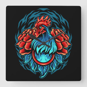 Relógio Quadrado Galo 