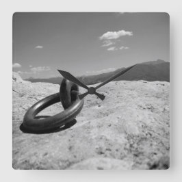 Relógio Quadrado Gancho no céu