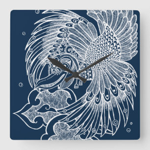 Relógio Quadrado Garuda