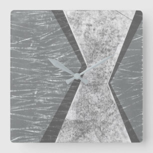 Relógio Quadrado Geometria orquestrada IV