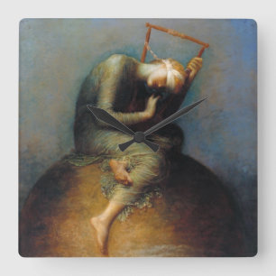 Relógio Quadrado George Frederic Watts: Esperança