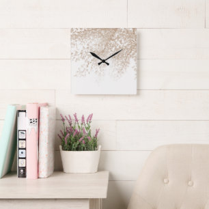 Relógio Quadrado Ginkgo deixa o sonho 6 #natureza #arte