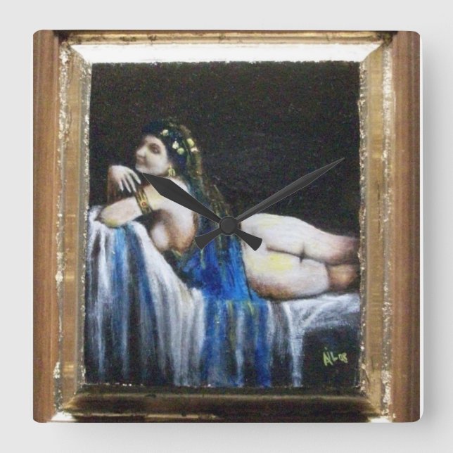 RELÓGIO QUADRADO GIPSY BLUE (Frente)