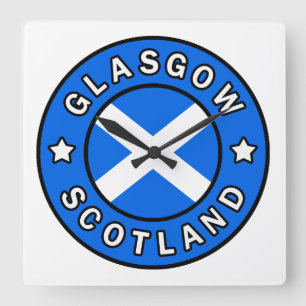 Relógio Quadrado Glasgow Escócia