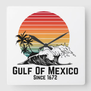 Relógio Quadrado Golfo Do México