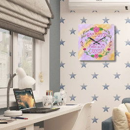 RELÓGIO QUADRADO GOODBYE 20XX OLÁ 20XX