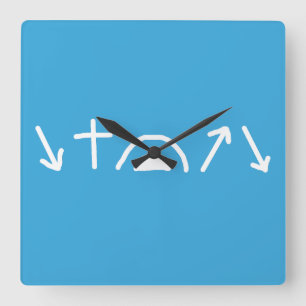 Relógio Quadrado Gospel Arrows Wall Clock