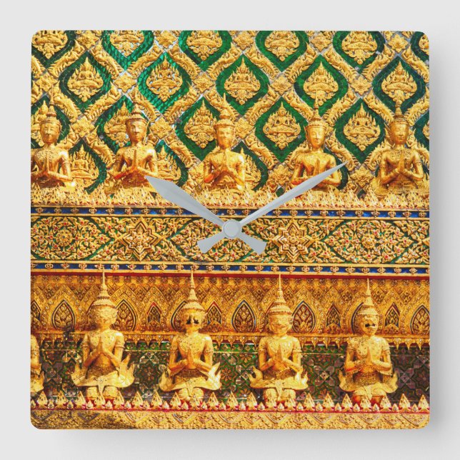 Relógio Quadrado Grand Palace Em Bangkok, Tailândia (Frente)