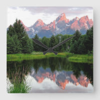Grande Teton Reflexões Sobre O Pond Do Beaver