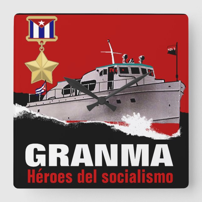 RELÓGIO QUADRADO GRANMA (Frente)