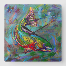 Relógio Quadrado Guardião da hora do pescoço