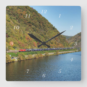 Relógio Quadrado Güterzug bei Löf