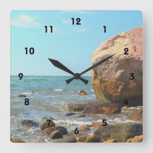 Relógio Quadrado Hammonasset Beach Wall Clock