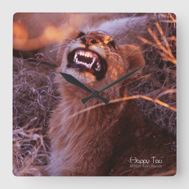 Relógio Quadrado Happy Tau (Frente)