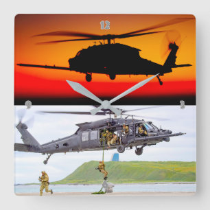 RELÓGIO QUADRADO HAWK PRETO MH-60M