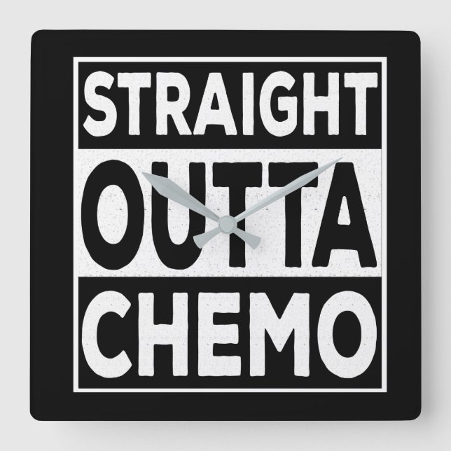 Relógio Quadrado Hetero Outta Chemo (Frente)